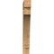 Ekena Millwork Imperial Block Rough Sawn Bracket, Western Red Cedar, 6"W x 36"D x 48"H BKT06X36X48IMP05RWR - alternate 3